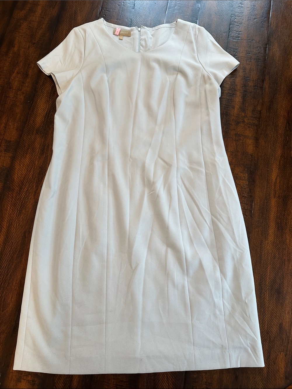 Women’s Short Sleeve Sheath Dress in Light Blue